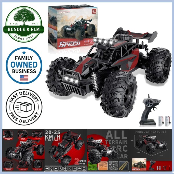 Unbranded Remote Control Car 1:18 Scale Off-Road Monster Truck with