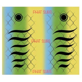 Unbranded 20oz Sublimation Tumbler Wrap Fishing Lure Ready To Press Heat Transfer