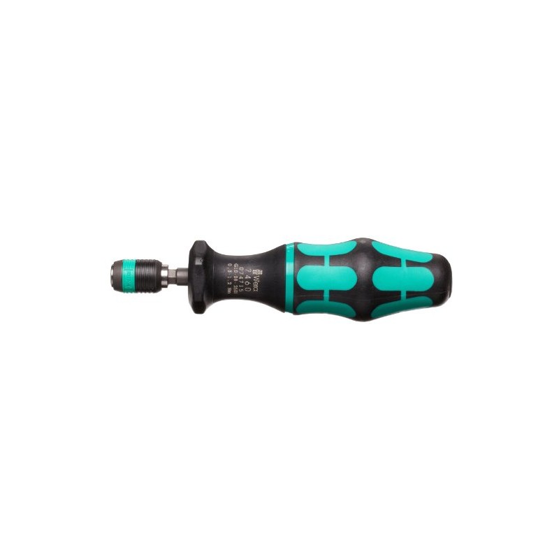 Wera Kraftform 7400 Series Destornillador de torsión hexagonal, rango de