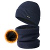 Wmcaps Winter Fleece Lined Hat and Neck Warmer Set for