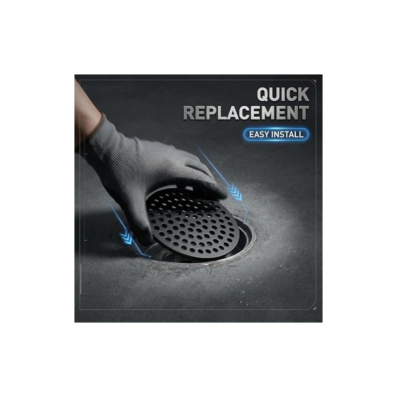 5.5 Inch Cast Iron Round Drain Cover, Heavy Duty Rust