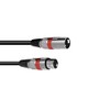 OMNITRONIC XLR Cable 3-Pin 3 m Black / RT Audio
