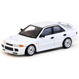 Tarmac Works 1/64 Mitsubishi Lancer Evolution III White Tarmac Works Lancer Evolution MiJo Limited
