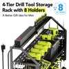 YFFSRJDJ Power Tool Organizer Wall Mount with Charging Station, 8