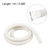 uxcell Silicone Foam Seal Weather Strip 15mm 1m Sponge Rubber