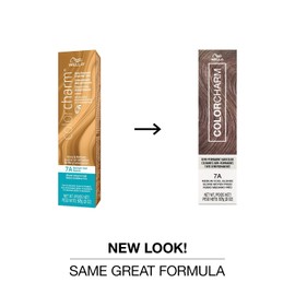 COLORCHARM Demi Permanent Hair Color 7A Medium Cool Blonde Gloss, Refresh & Tone 2 Fl Oz