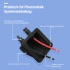 Witproton Roof Feed-Through Solar Double Cable Enclosure with 10 cm