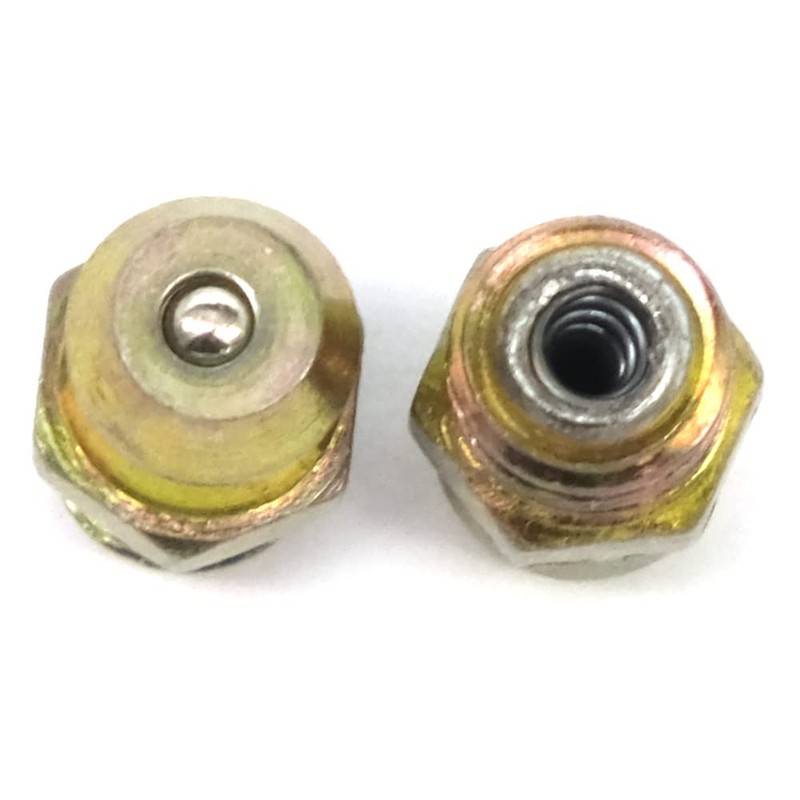 AutoE 25 Pcs/Set 1/4-28 SAE-LT Copper Taper Thread Grease Zerk