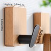 DELITON Towel Hooks Wall Mounted - Adhesive Bathroom Coat Hooks
