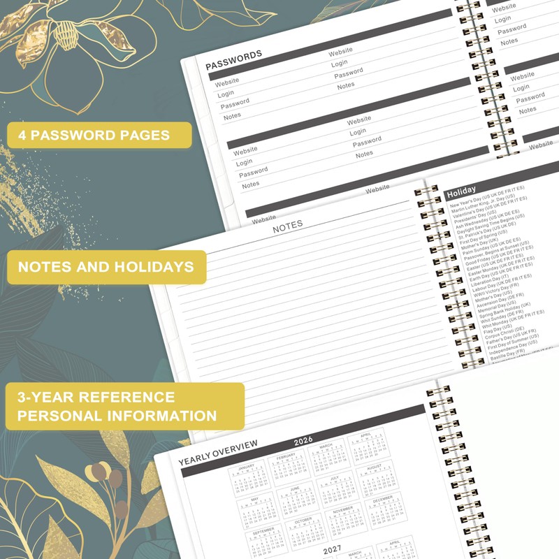 2026-2027 Monthly Planner - 2 Year Monthly Planner from January