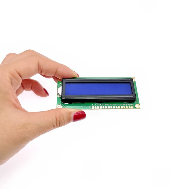 JZK 2 x Blue Backlit LCD Display Module with Controller