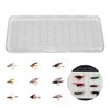 Ultra Thin Transparent Fly Lure Box Bait Storage Case Container