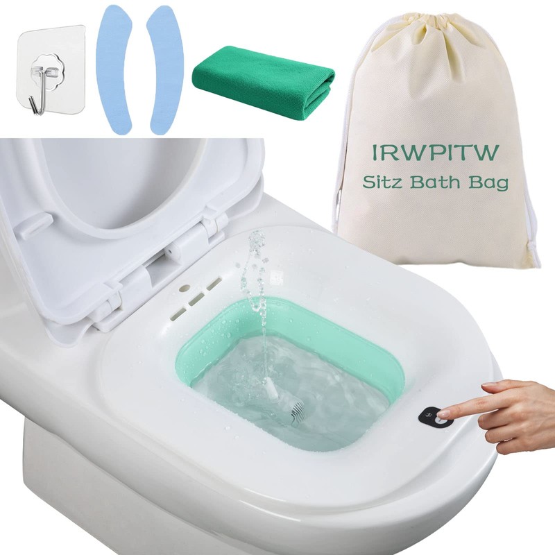 IRWPITW Sitz Bath, Electric Sitz Bath for Toilet Seat Hemorrhoids