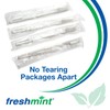 FRESHMINT Individually Wrapped Bulk 30 Tuft Adult Toothbrush (144 Pack)