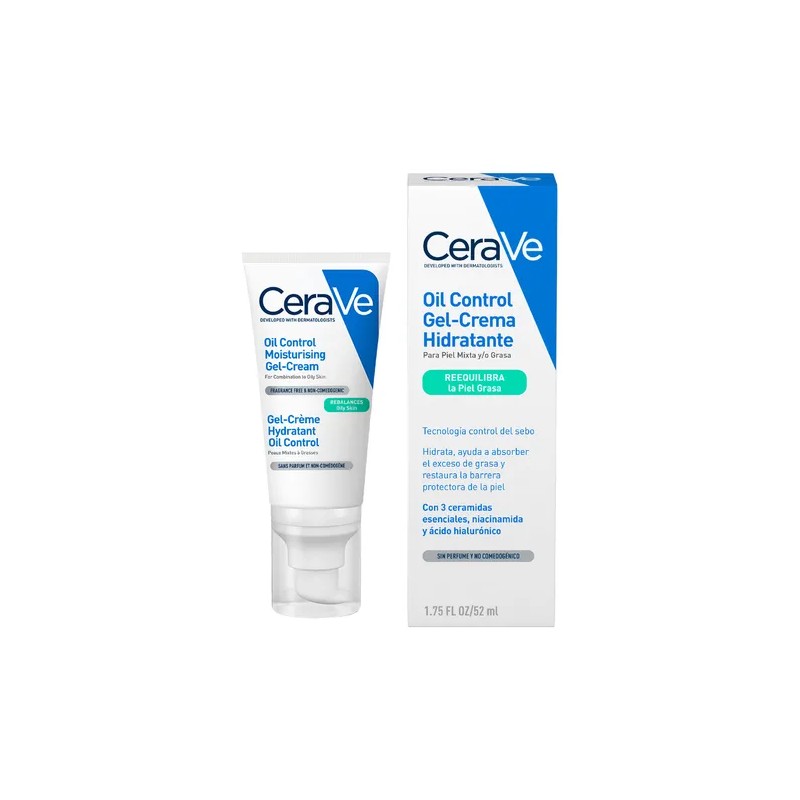 Gel-crema Hidratante Control de brillo 52ml CeraVe