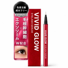 VIVID GLOW Eyelash Beauty Serum, Eyelash Care, Eye Care, Matsueku, Matsupa Eyelash Serum, Made in Japan, 0.02 fl oz (0.5 ml)