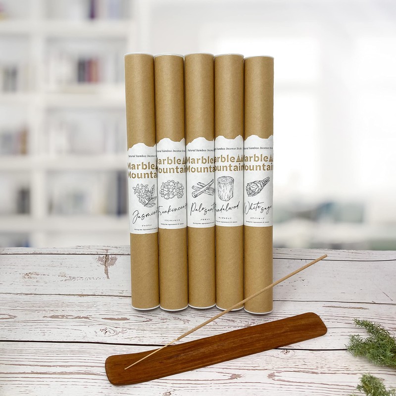 Marble Mountain Bamboo Incense Sandalwood Incense Incense 20 Sticks