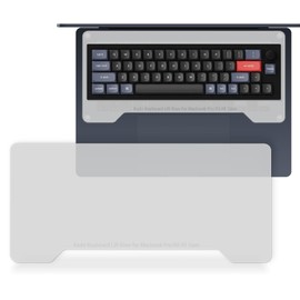 Kado Lift Riser Acrylic for External Keyboard, Frosted Transparent, Office Gaming Laptop Keyboard Cover Mechanical 40%/60%/65%/70% Stand Holder Made for MacBook Air/Pro 13"/14"/15"/16"