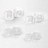radius Deep Mount Earpiece HP-DME00CL Earbud Tips, Great Fit, Enhances