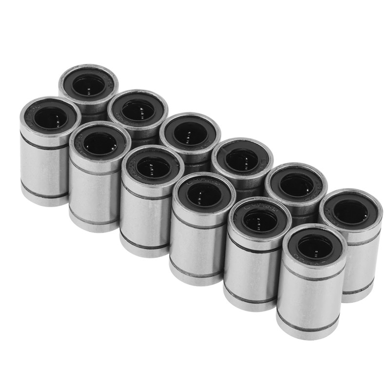 12pcs LM8UU 8mm Linear Motion Ball Bearing Bushing for 3D