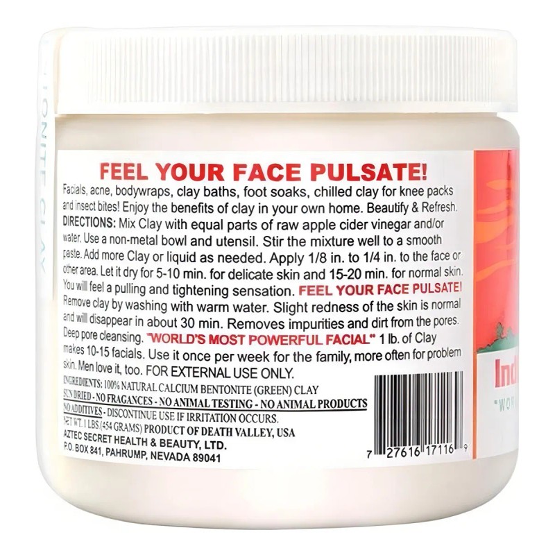 Mascarilla Arcilla Aztec Secret Indian