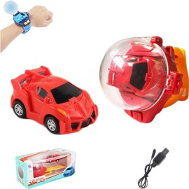 Watch Remote Control Car Toy USB Charging Car toy Interesting Racing Car with Dustproof Cover for Kids