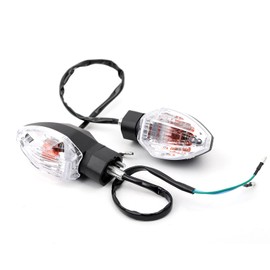 mokuo Motorcycle Front Turn Singal Assemblies Compatible with Honda Grom Msx 125 SF,12V 5W Halogen Lamp Light