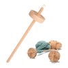 Hand Spindle Spinning Wheel for Wool - Hand Carved Wooden