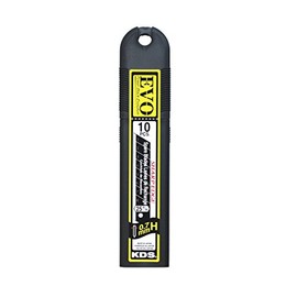 KDS HB-10B EVO Box Power Black Evolution with 25 mm Snap Off Blades (Pack of 10)