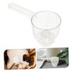 Beavorty 2pcs Dispensing Slotted Spoon Colander Shampoo Body Lotion Funnel