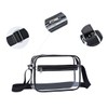 Clear Crossbody Messenger Shoulder Bag Stadium Approved Suitable for Work,