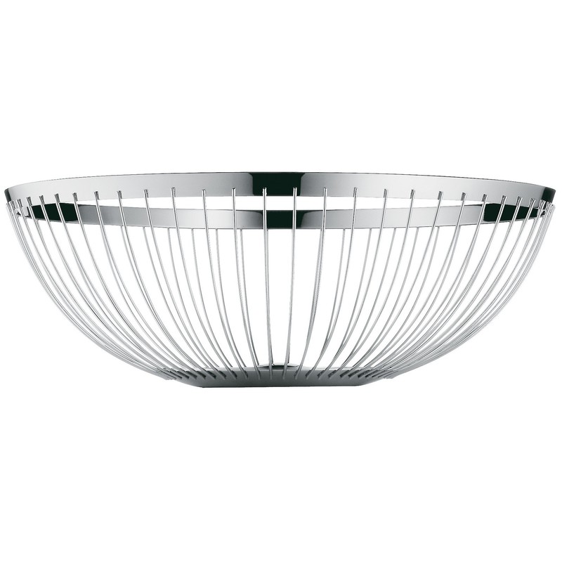WMF Concept Obstkorb groß 26 cm, dekorative Obstschale silber, Brotkorb