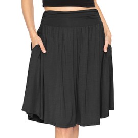 Stretch Is Comfort Women's Pocket Skirt Black Medium