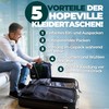 HOPEVILLE Kleidertaschen-Set 5-teilig, mit 3 Koffertaschen - PLUS einem Wäschebeutel