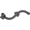 aftermarket Quality Replacement Plastic Chainsaw Oil Pipe, 4.65mm OD, Black,