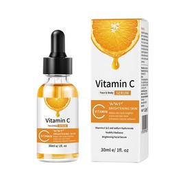 Vitamin C Serum For Face – Anti Aging Formula with Vitamin C, Hyaluronic Acid, Vitamin E – Brightening Serum – Improve Appearance of Dark Spots, Tone, Fine Lines & Wrinkles,