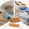 4 Pcs 9 Inch Textured Paint Roller Covers Mud Rollers