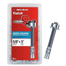 Red Head 5/8 in. x 5 in. Wedge Anchor 10CT