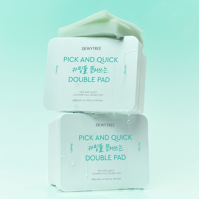 Dewytree Pick & Quick Makeup Remover Double Pads 100 Sheets