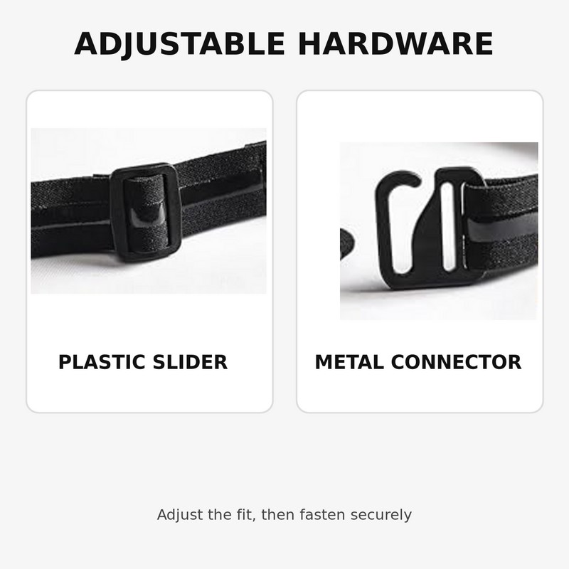 Adjustable Shirt Stay Belt for Men & Women, Non-Slip Elastic
