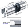 Joyoldelf 19-25MM Adjustable ABS Replacement Hand Shower Rail Head Slider