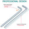R'DEER 9 Piece Long Arm Torx Hex Key Set Industrial