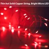 myCozyLite LED Fairy String Lights, Thin Copper Wire, 50 Bright