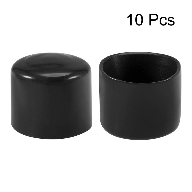sourcing map 10pcs Rubber End Caps 42mm ID Vinyl Vinyl