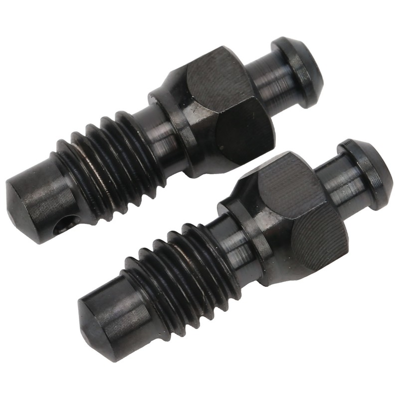 2Pcs Disc Brake Bleeder Screw Titanium Alloy M6 Rust Resistance