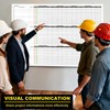 Dry Erase Visual Project Gantt Chart,36“x45”