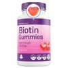 Biotin Gummies 10,000mcg Skin Nails & Hair Vitamins - Chewable