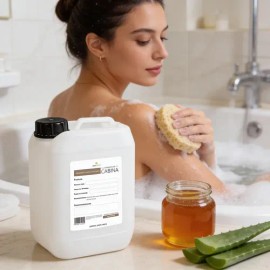 Jabón Corporal Liquido Vegano Miel Y Aloe Vera 10 Lt Beohemp                                                                                          