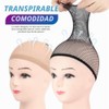 Gorro de Peluca 6 Piezas de redecilla de nailon para