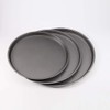 kdjsic 9/10/11/12-Inch Non-Stick Pizza Pan Carbon Steel Pizza Oven Tray
